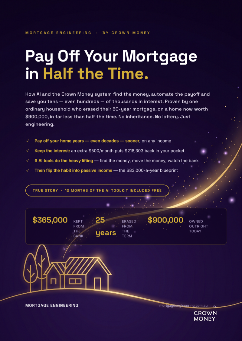 Mortgage Engineering eBook cover — Pay Off Your Mortgage in Half the Time